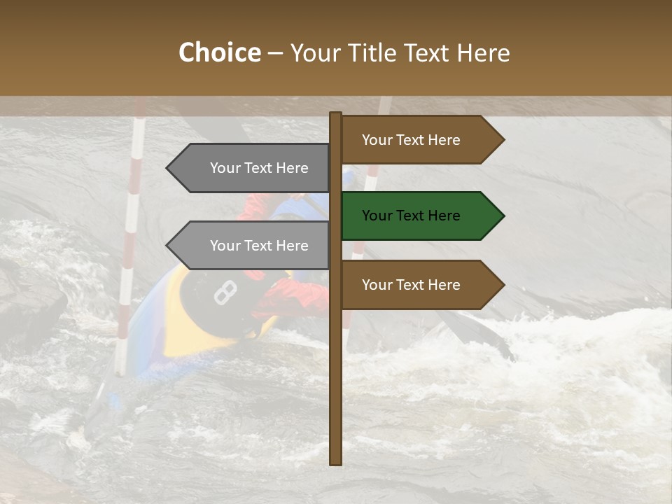 Canoing Competition PowerPoint Template