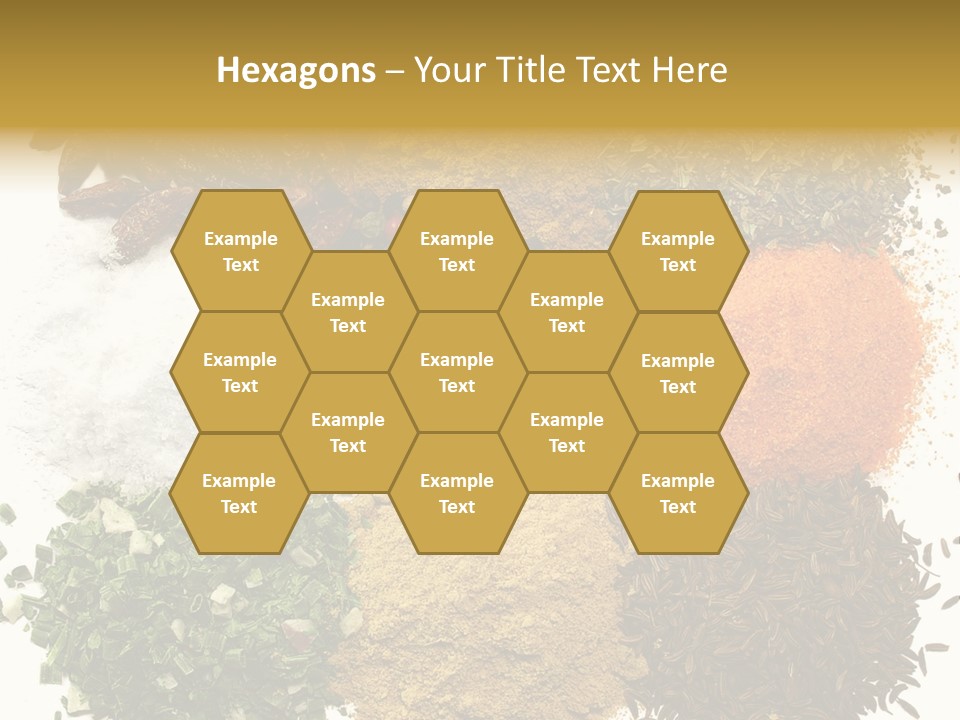 A Collection Of Spices PowerPoint Template