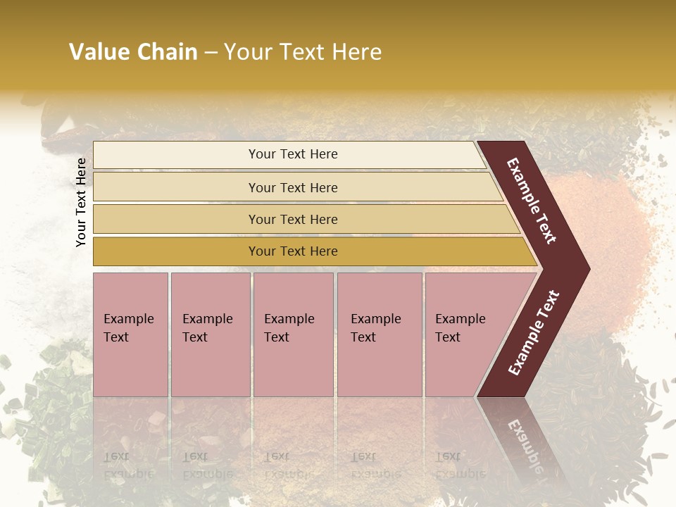 A Collection Of Spices PowerPoint Template