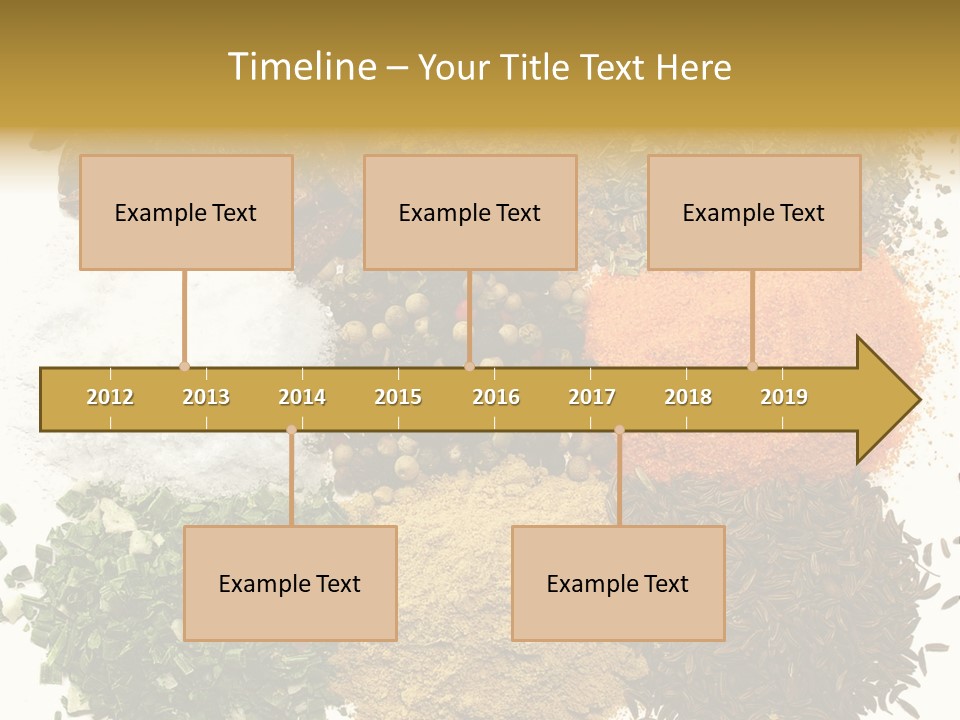 A Collection Of Spices PowerPoint Template