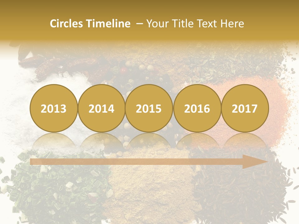 A Collection Of Spices PowerPoint Template
