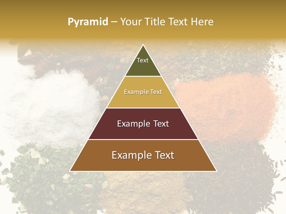 A Collection Of Spices PowerPoint Template
