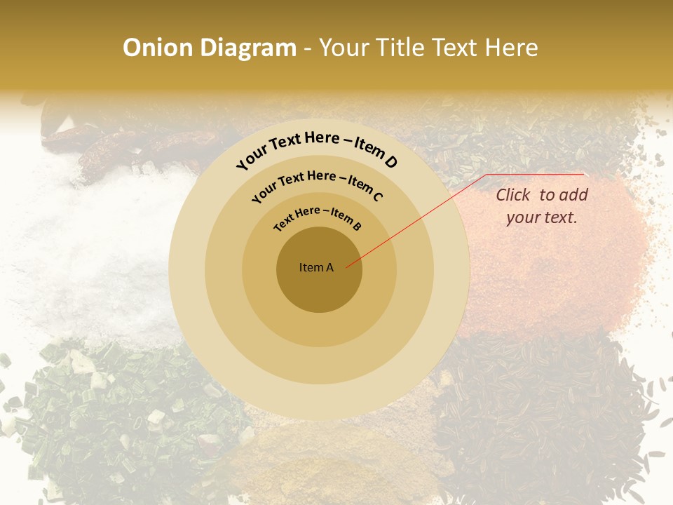 A Collection Of Spices PowerPoint Template