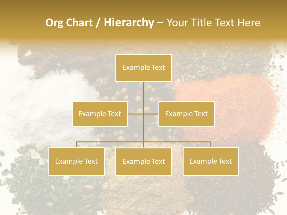 A Collection Of Spices PowerPoint Template