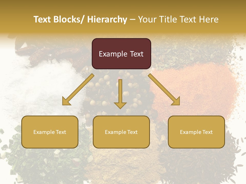 A Collection Of Spices PowerPoint Template