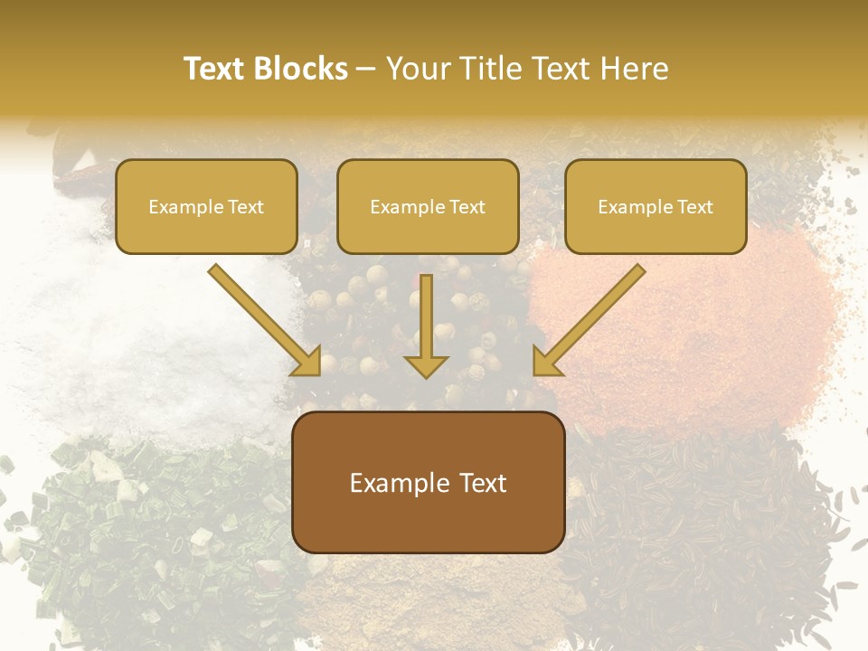 A Collection Of Spices PowerPoint Template
