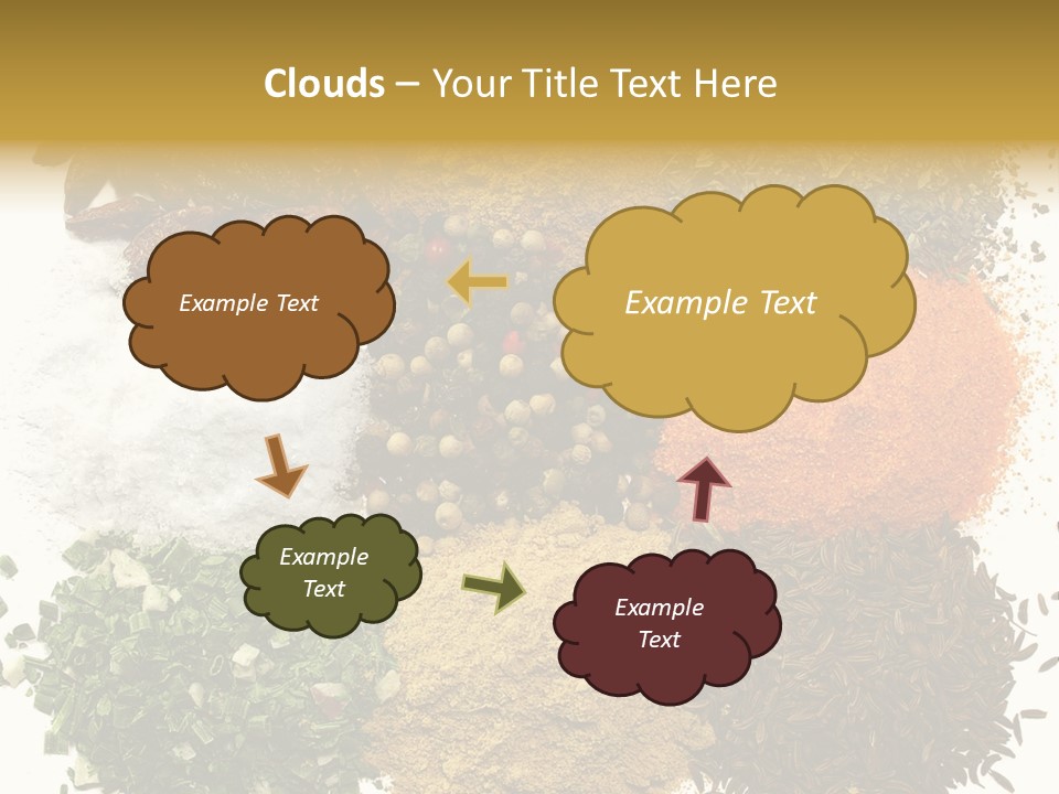 A Collection Of Spices PowerPoint Template