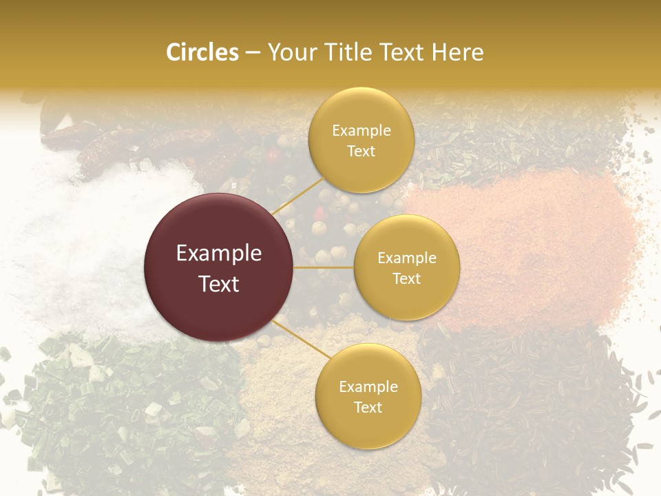 A Collection Of Spices PowerPoint Template