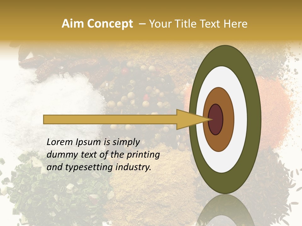 A Collection Of Spices PowerPoint Template