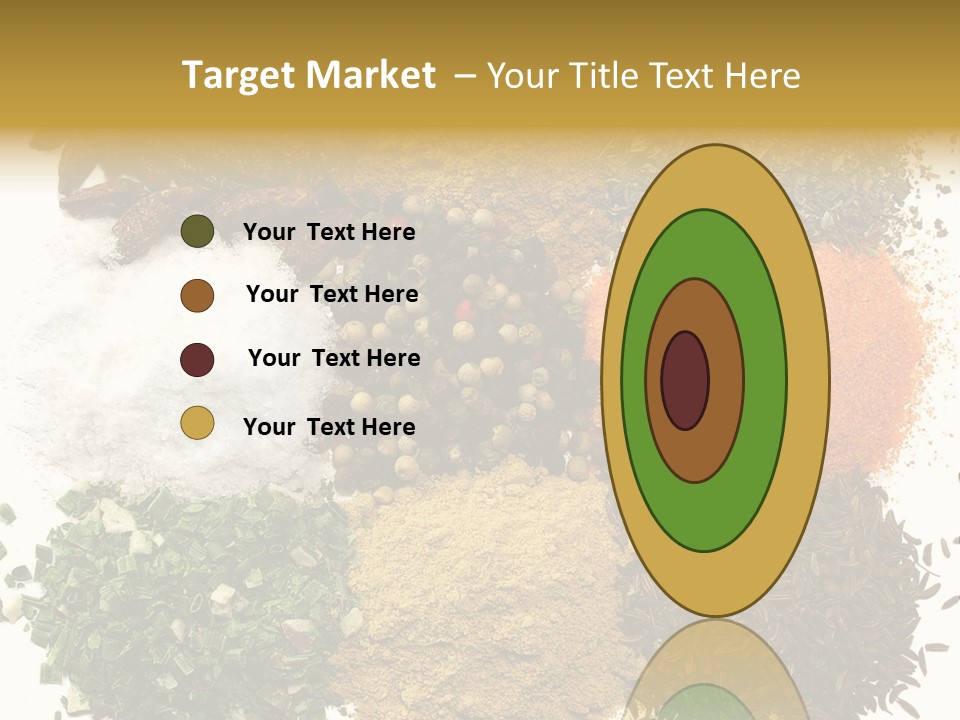 A Collection Of Spices PowerPoint Template