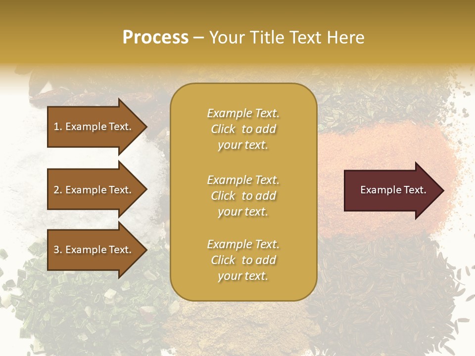 A Collection Of Spices PowerPoint Template