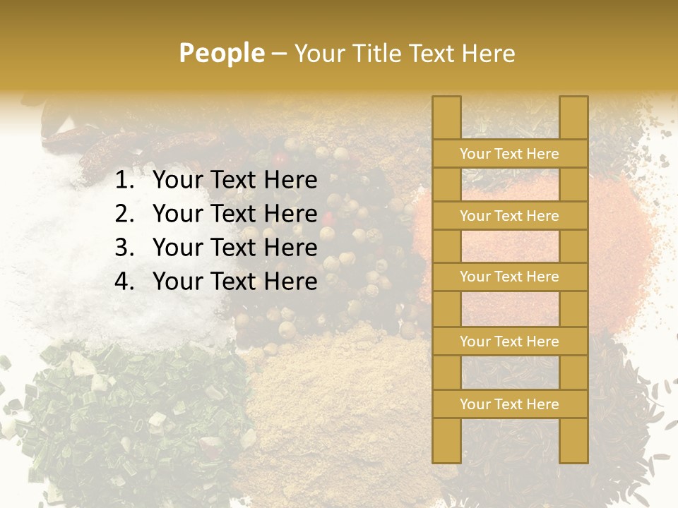A Collection Of Spices PowerPoint Template