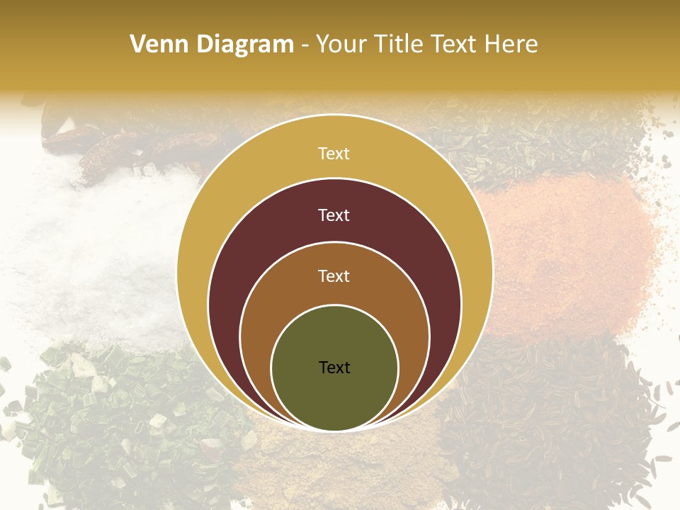 A Collection Of Spices PowerPoint Template
