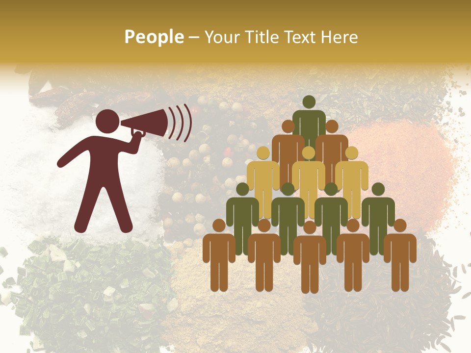 A Collection Of Spices PowerPoint Template
