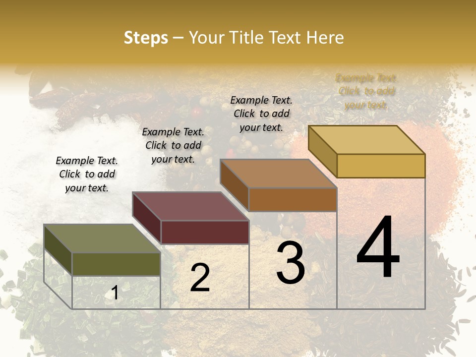 A Collection Of Spices PowerPoint Template