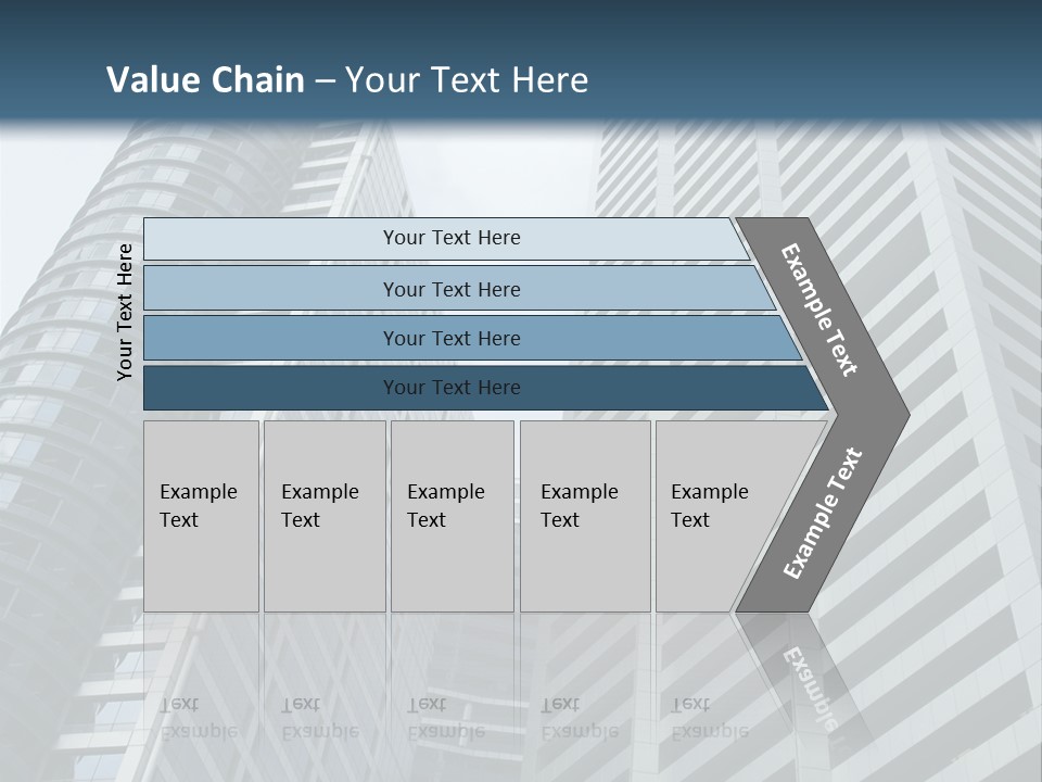 High-Rise Buildings In The Financial District Of Singapore PowerPoint Template