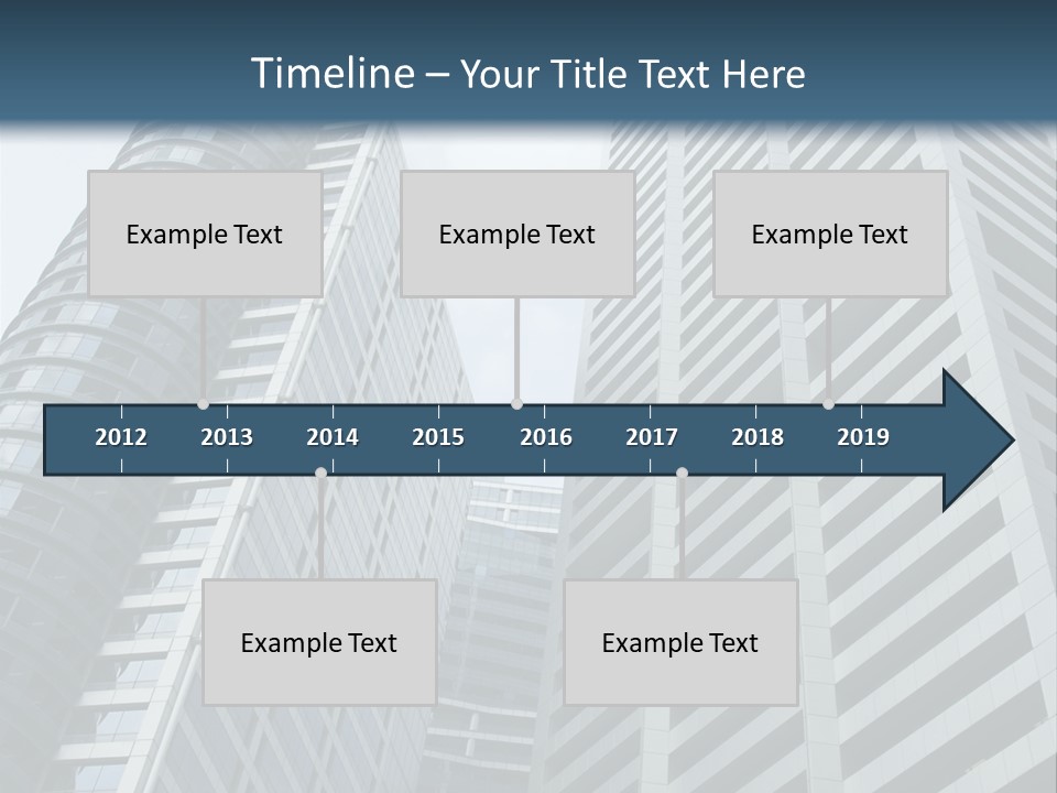 High-Rise Buildings In The Financial District Of Singapore PowerPoint Template