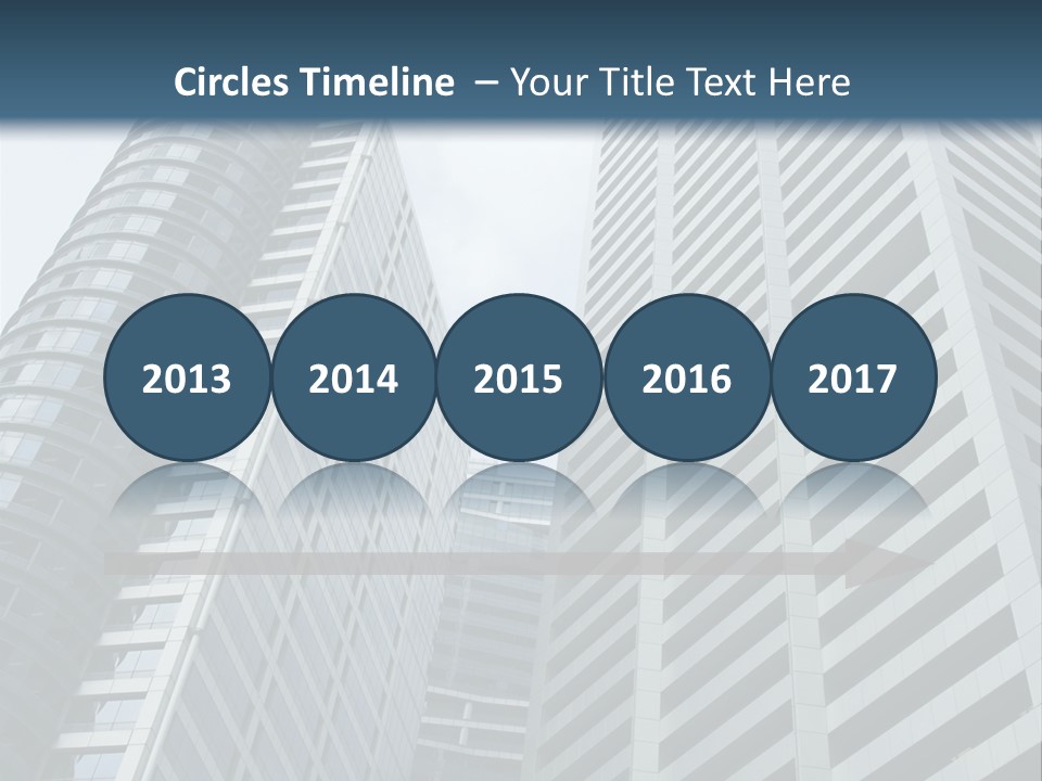 High-Rise Buildings In The Financial District Of Singapore PowerPoint Template