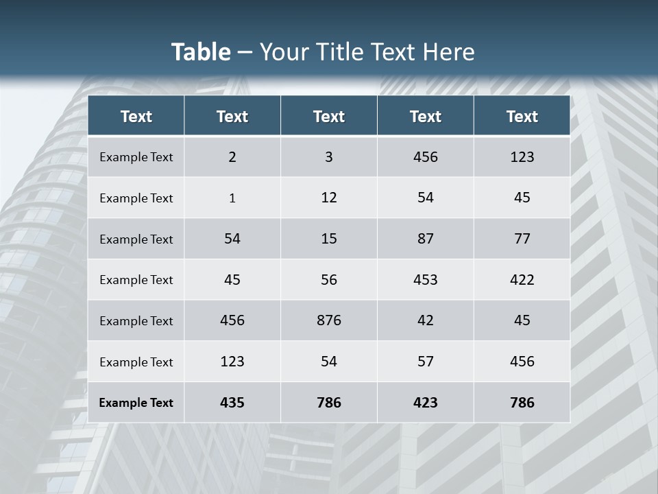 High-Rise Buildings In The Financial District Of Singapore PowerPoint Template