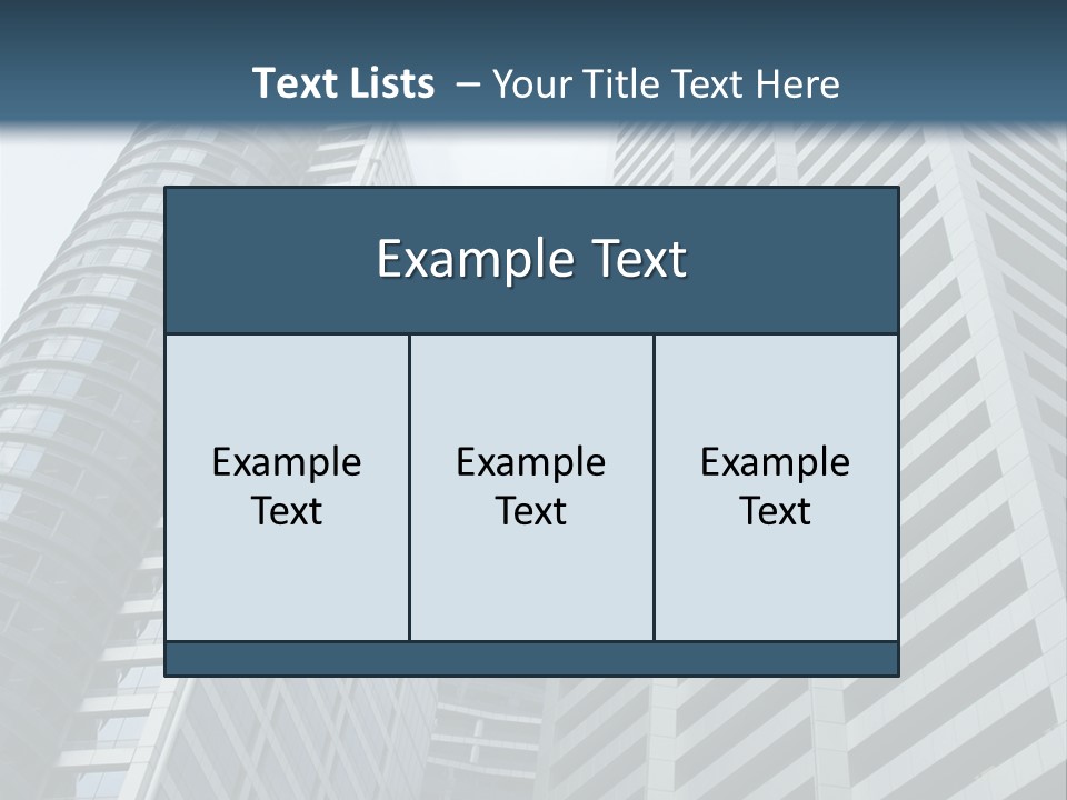High-Rise Buildings In The Financial District Of Singapore PowerPoint Template