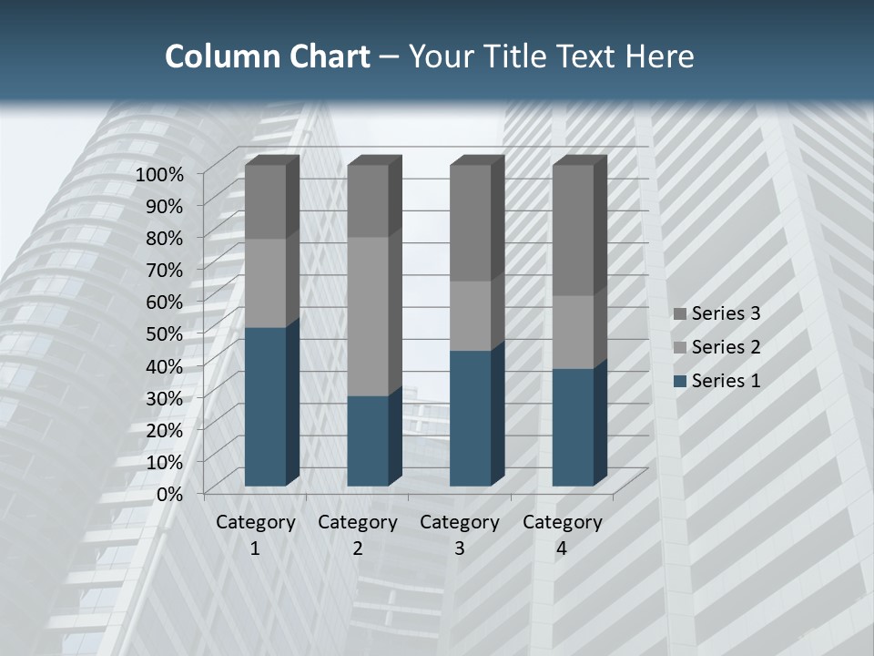 High-Rise Buildings In The Financial District Of Singapore PowerPoint Template