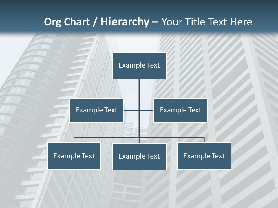 High-Rise Buildings In The Financial District Of Singapore PowerPoint Template