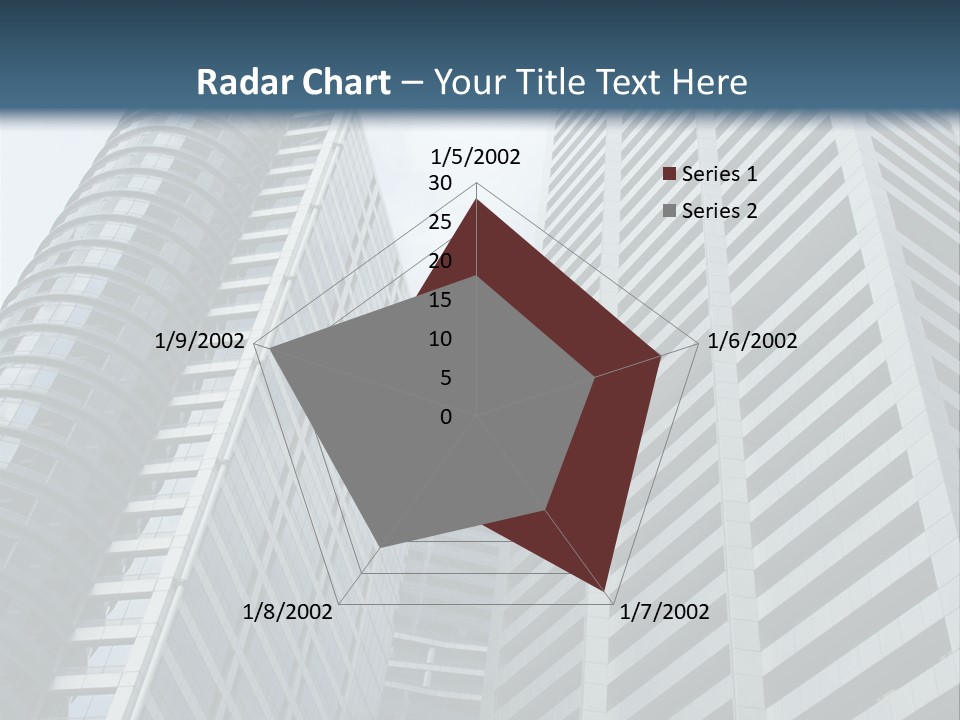 High-Rise Buildings In The Financial District Of Singapore PowerPoint Template