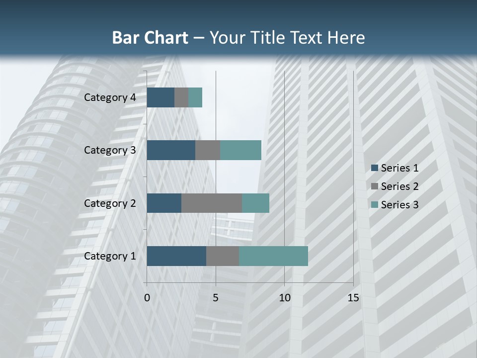 High-Rise Buildings In The Financial District Of Singapore PowerPoint Template
