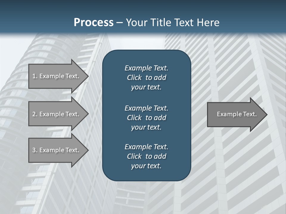 High-Rise Buildings In The Financial District Of Singapore PowerPoint Template