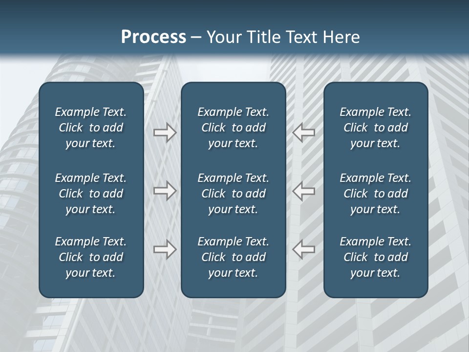 High-Rise Buildings In The Financial District Of Singapore PowerPoint Template