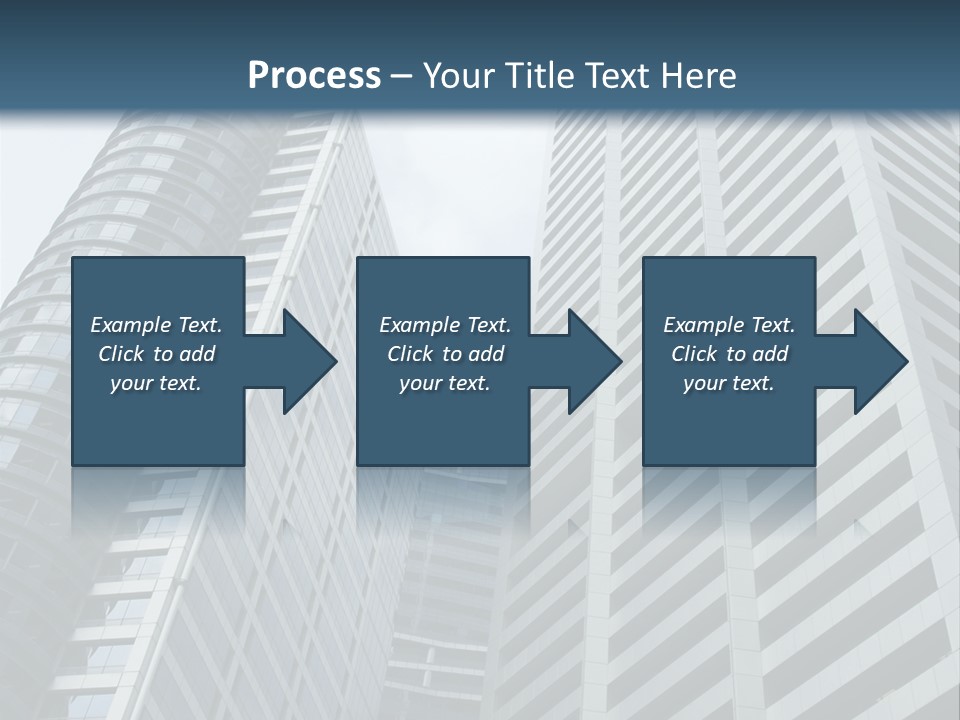 High-Rise Buildings In The Financial District Of Singapore PowerPoint Template