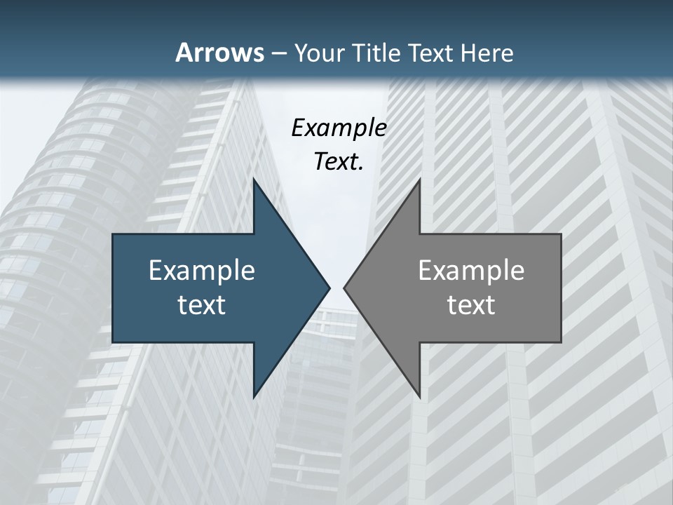High-Rise Buildings In The Financial District Of Singapore PowerPoint Template