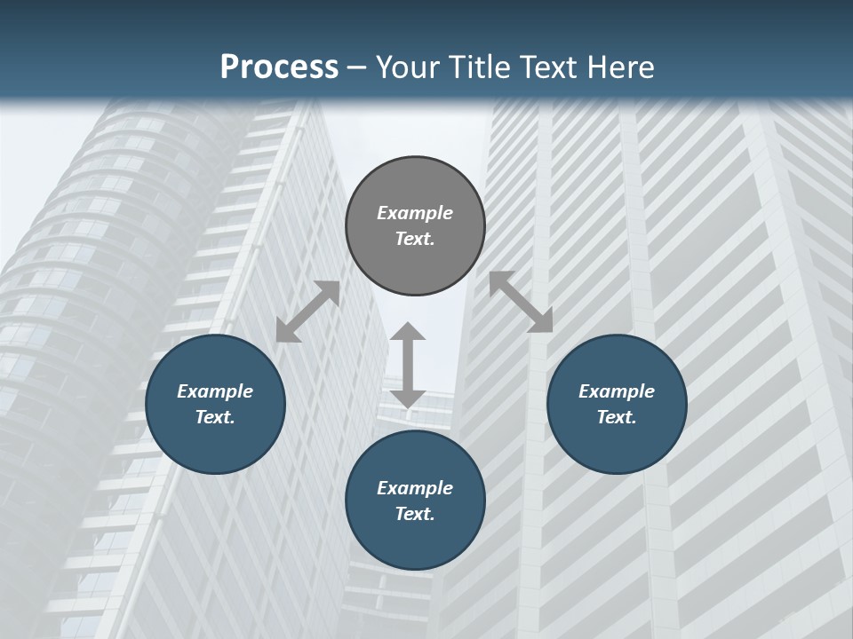 High-Rise Buildings In The Financial District Of Singapore PowerPoint Template