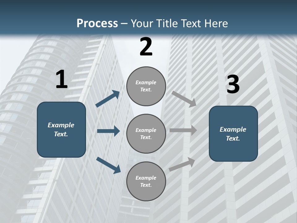 High-Rise Buildings In The Financial District Of Singapore PowerPoint Template