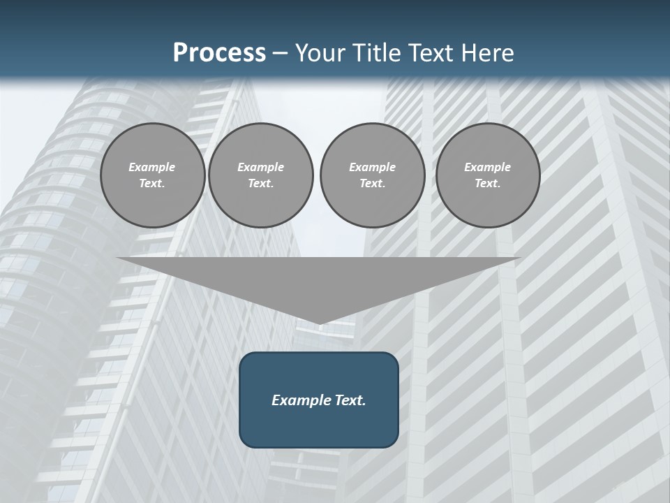 High-Rise Buildings In The Financial District Of Singapore PowerPoint Template