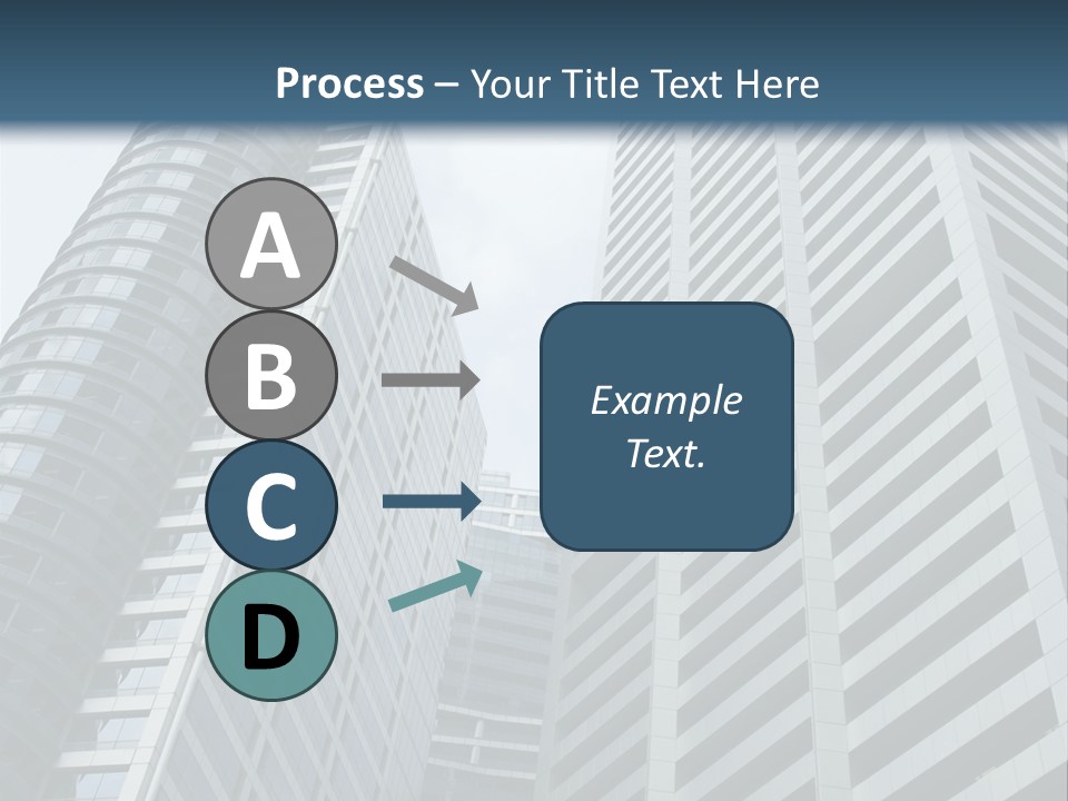 High-Rise Buildings In The Financial District Of Singapore PowerPoint Template