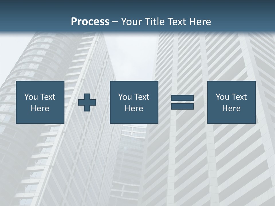 High-Rise Buildings In The Financial District Of Singapore PowerPoint Template