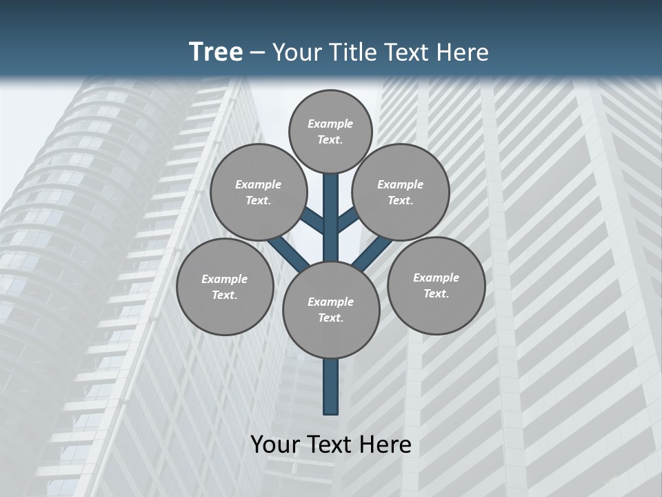 High-Rise Buildings In The Financial District Of Singapore PowerPoint Template