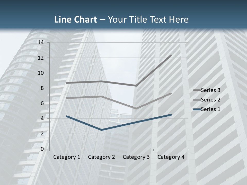 High-Rise Buildings In The Financial District Of Singapore PowerPoint Template