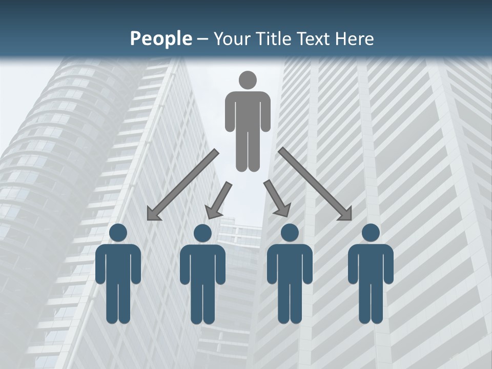 High-Rise Buildings In The Financial District Of Singapore PowerPoint Template