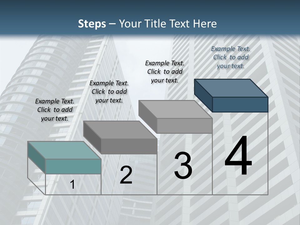 High-Rise Buildings In The Financial District Of Singapore PowerPoint Template