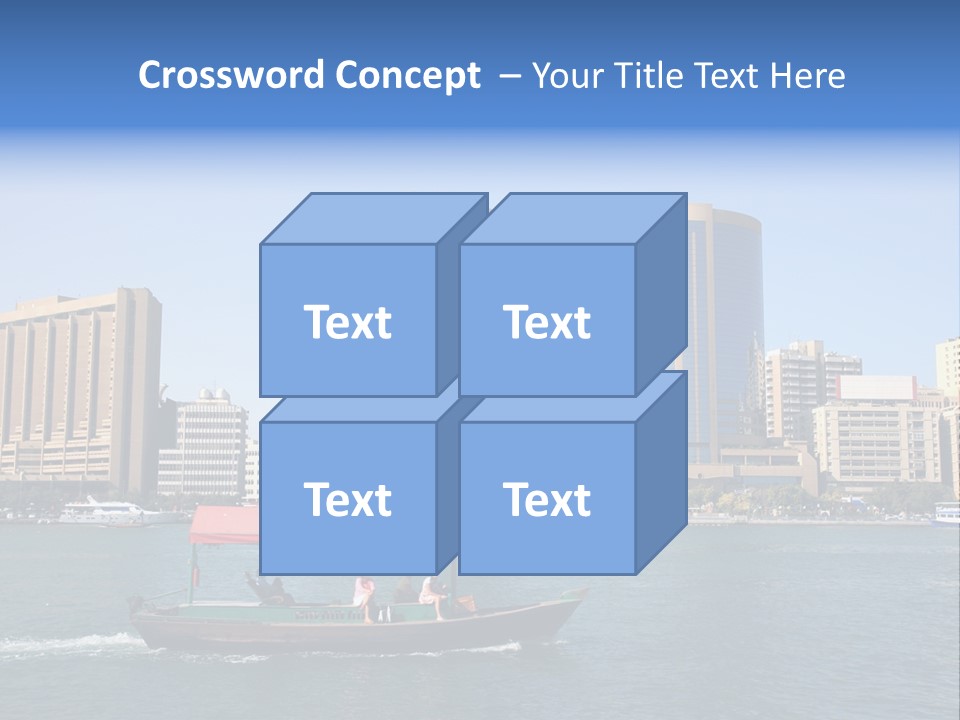 Creek Dubai Famous Place In Uae PowerPoint Template