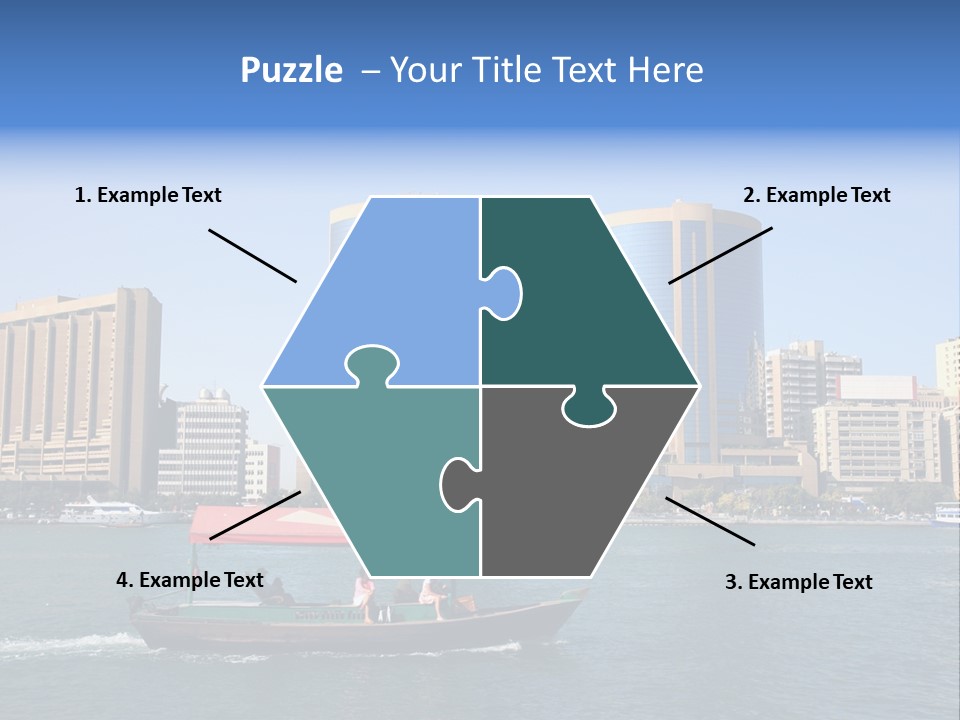 Creek Dubai Famous Place In Uae PowerPoint Template