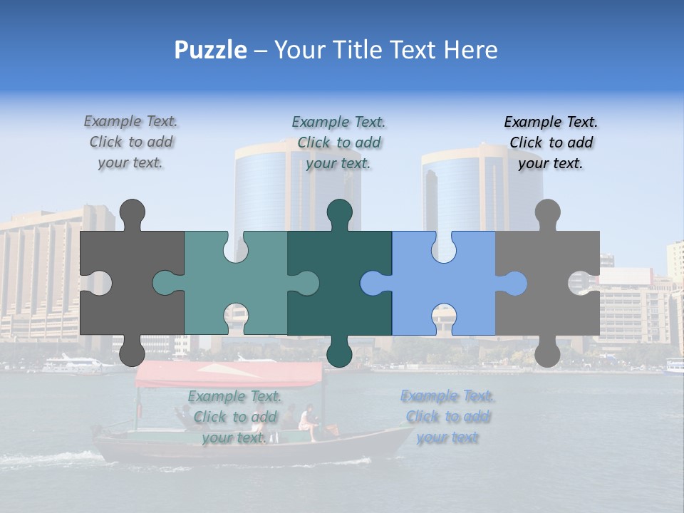 Creek Dubai Famous Place In Uae PowerPoint Template