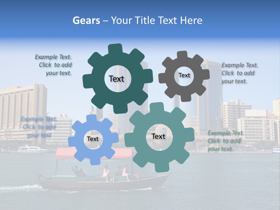 Creek Dubai Famous Place In Uae PowerPoint Template