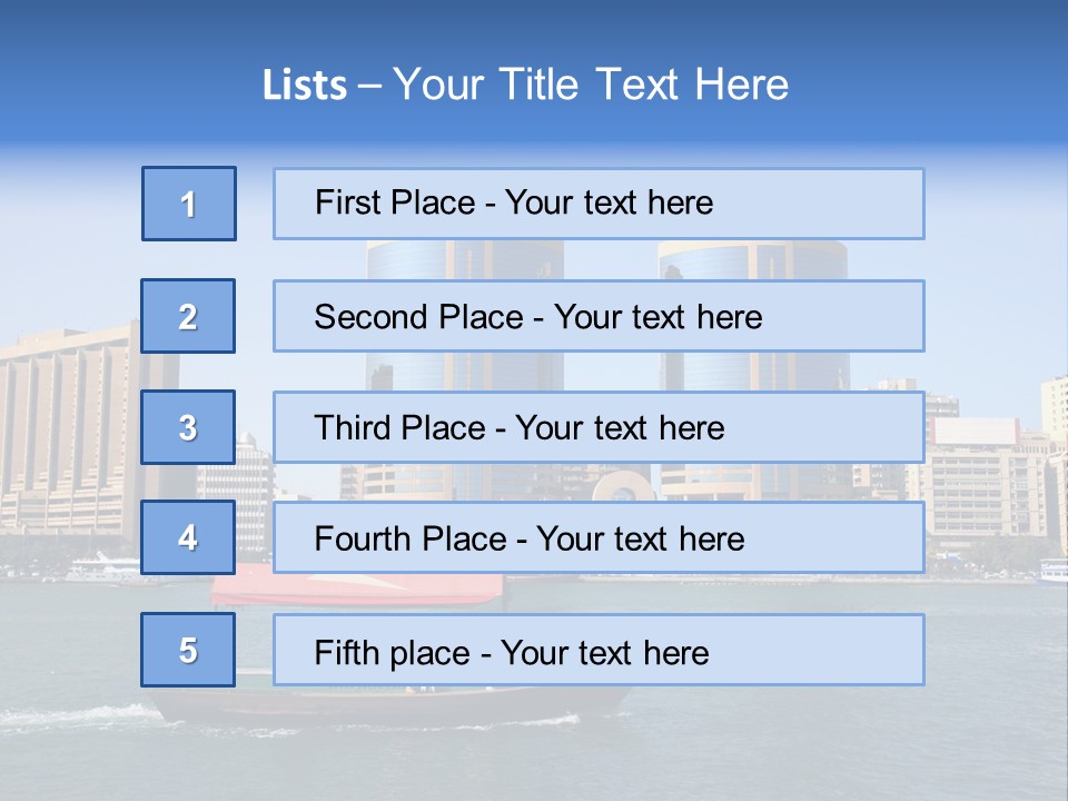 Creek Dubai Famous Place In Uae PowerPoint Template
