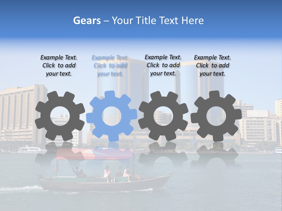 Creek Dubai Famous Place In Uae PowerPoint Template