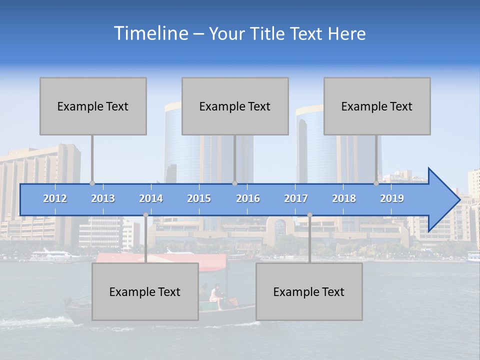 Creek Dubai Famous Place In Uae PowerPoint Template