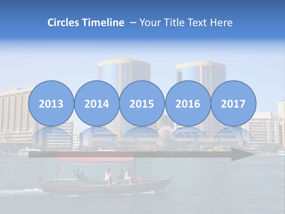 Creek Dubai Famous Place In Uae PowerPoint Template