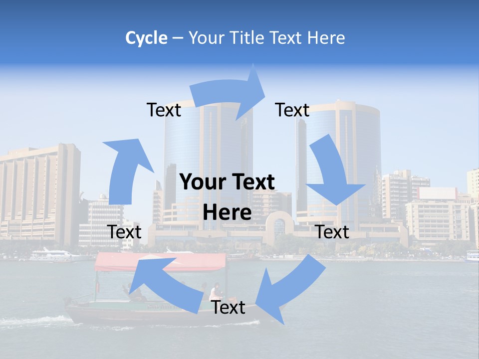 Creek Dubai Famous Place In Uae PowerPoint Template